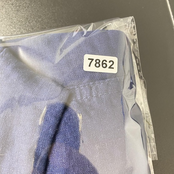 Jones New York Jacket Womens XL Blue 100% Linen Snap Front Denim Style Coastal - Picture 13 of 14